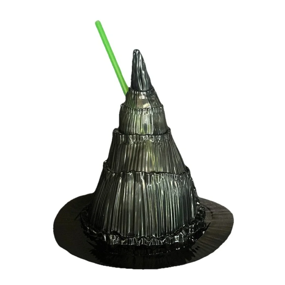 Wicked 2024 Regal Exclusive Elphaba Witch Hat‎ Sipper Cup w/Straw-USED/EXCELLENT